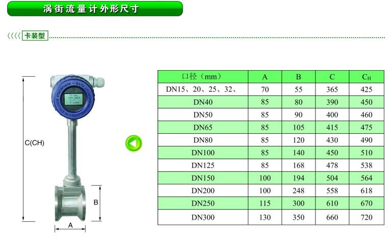 溫壓補(bǔ)償渦街流量計
